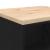 Dulap depozitare garaj negru 60x51x85 cm lemn masiv de pin GartenMobel Dekor