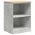 Dulap depozitare garaj Beton Gri 60x51x85 cm lemn masiv de pin GartenMobel Dekor