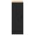Dulap depozitare garaj negru 30x51x85 cm lemn masiv de pin GartenMobel Dekor