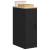 Dulap depozitare garaj negru 30x51x85 cm lemn masiv de pin GartenMobel Dekor