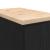 Dulap depozitare garaj negru 30x51x85 cm lemn masiv de pin GartenMobel Dekor