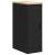 Dulap depozitare garaj negru 30x51x85 cm lemn masiv de pin GartenMobel Dekor