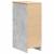 Dulap depozitare garaj Beton Gri 30x51x85 cm lemn masiv de pin GartenMobel Dekor