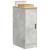 Dulap depozitare garaj Beton Gri 30x51x85 cm lemn masiv de pin GartenMobel Dekor