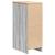Dulap depozitare garaj gri Sonoma 30x51x85 cm GartenMobel Dekor