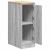 Dulap depozitare garaj gri Sonoma 30x51x85 cm GartenMobel Dekor