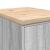 Dulap depozitare garaj gri Sonoma 40x51x85 cm lemn masiv de pin GartenMobel Dekor