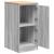 Dulap depozitare garaj gri Sonoma 40x51x85 cm lemn masiv de pin GartenMobel Dekor
