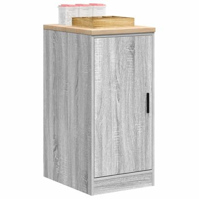 Dulap depozitare garaj gri Sonoma 40x51x85 cm lemn masiv de pin GartenMobel Dekor