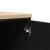 Dulap depozitare garaj negru 60x51x85 cm lemn masiv de pin GartenMobel Dekor