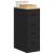 Dulap depozitare garaj negru 30x51x85 cm lemn masiv de pin GartenMobel Dekor