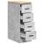 Dulap depozitare garaj Beton Gri 30x51x85 cm lemn masiv de pin GartenMobel Dekor
