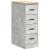 Dulap depozitare garaj Beton Gri 30x51x85 cm lemn masiv de pin GartenMobel Dekor