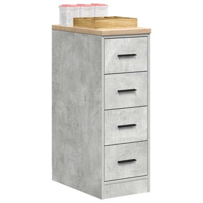 Dulap depozitare garaj Beton Gri 30x51x85 cm lemn masiv de pin GartenMobel Dekor
