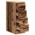Dulap depozitare garaj lemn vechi 30x51x85 cm lemn masiv de pin GartenMobel Dekor