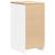 Dulap depozitare garaj alb 40x51x85 cm lemn masiv de pin GartenMobel Dekor