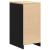 Dulap depozitare garaj negru 40x51x85 cm lemn masiv de pin GartenMobel Dekor