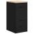 Dulap depozitare garaj negru 40x51x85 cm lemn masiv de pin GartenMobel Dekor