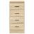 Dulap depozitare garaj Stejar Sonoma 40x51x85 cm lemn masiv pin GartenMobel Dekor