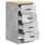 Dulap depozitare garaj Beton Gri 40x51x85 cm lemn masiv de pin GartenMobel Dekor