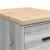 Dulap depozitare garaj gri Sonoma 40x51x85 cm lemn masiv de pin GartenMobel Dekor