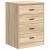 Dulap depozitare garaj Stejar Sonoma 60x51x85 cm lemn masiv pin GartenMobel Dekor
