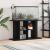 Suport acvariu Stejar negru 100x40x60 cm Lemn prelucrat GartenMobel Dekor