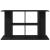 Suport acvariu Stejar negru 100x40x60 cm Lemn prelucrat GartenMobel Dekor