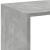 Bibliotecă/separator cameră gri beton 102x29x103,5 cm lemn GartenMobel Dekor