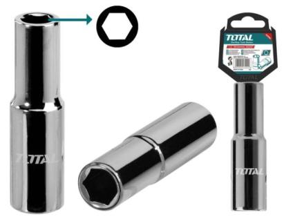 TOTAL - CHEIE TUBULARA LUNGA - 1/2", 10MM (INDUSTRIAL) PowerTool TopQuality