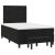 Pat box spring cu saltea, negru, 120x200 cm, catifea GartenMobel Dekor