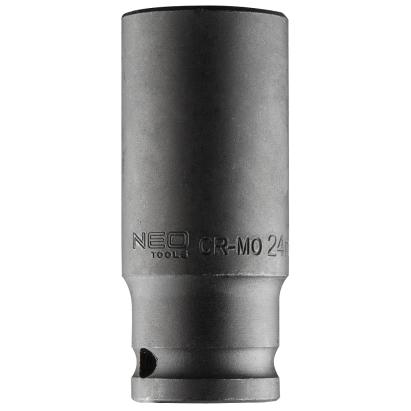 Tubulara hexagonala de impact lunga 1/2", 24 mm Neo Tools 12-324 HardWork ToolsRange