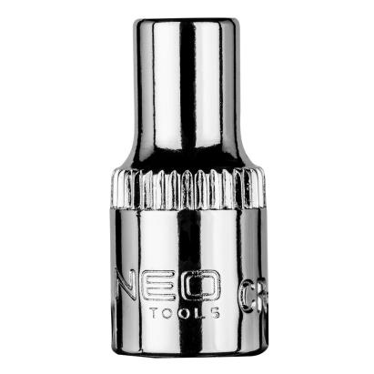 Tubulara hexagonala scurta 1/4", 5 mm Neo Tools 08-444 HardWork ToolsRange