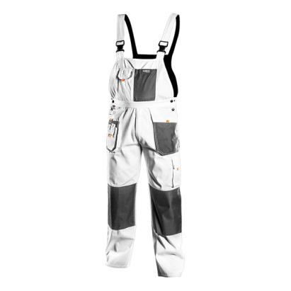Pantalon cu pieptar de lucru albi nr.XL/56 Neo Tools 81-140-XL HardWork ToolsRange