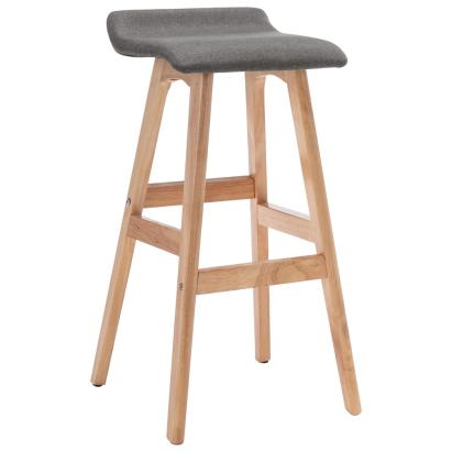 Scaun de bar, gri închis, material textil GartenMobel Dekor