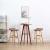 Scaune de bar, 2 buc., gri taupe, material textil GartenMobel Dekor