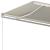 Copertină retractabilă manual, crem, 400x350 cm GartenMobel Dekor