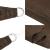 Pânză parasolar, maro, 7x7 m, 160 g/m², HDPE GartenMobel Dekor