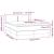 Pat box spring cu saltea gri închis 140x200 cm, material textil GartenMobel Dekor
