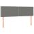 Pat box spring cu saltea gri închis 140x200 cm, material textil GartenMobel Dekor