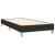 Pat box spring cu saltea, negru, 80x200 cm, textil GartenMobel Dekor