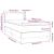 Pat box spring cu saltea, negru, 90x190 cm, textil GartenMobel Dekor