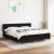 Pat box spring cu saltea, negru, 180x200 cm, catifea GartenMobel Dekor