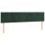 Pat box spring cu saltea, verde închis, 200x200 cm, catifea GartenMobel Dekor