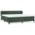 Pat box spring cu saltea, verde închis, 200x200 cm, catifea GartenMobel Dekor