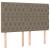 Pat box spring cu saltea, gri taupe, 160x200 cm material textil GartenMobel Dekor