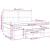 Pat box spring cu saltea, crem, 200x200 cm, textil GartenMobel Dekor
