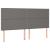 Pat box spring cu saltea, gri, 200x200 cm, piele ecologică GartenMobel Dekor
