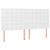 Pat box spring cu saltea, alb, 180x200 cm, piele ecologică GartenMobel Dekor