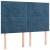 Pat box spring cu saltea, albastru închis, 140x190 cm, catifea GartenMobel Dekor